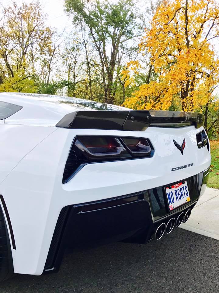 C7 Corvette Stingray Z06 style Carbon Fiber Rear Spoiler by APR